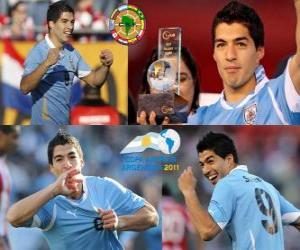 Puzzle Luis Suarez καλύτερος παίκτης του Κόπα Αμέρικα 2011